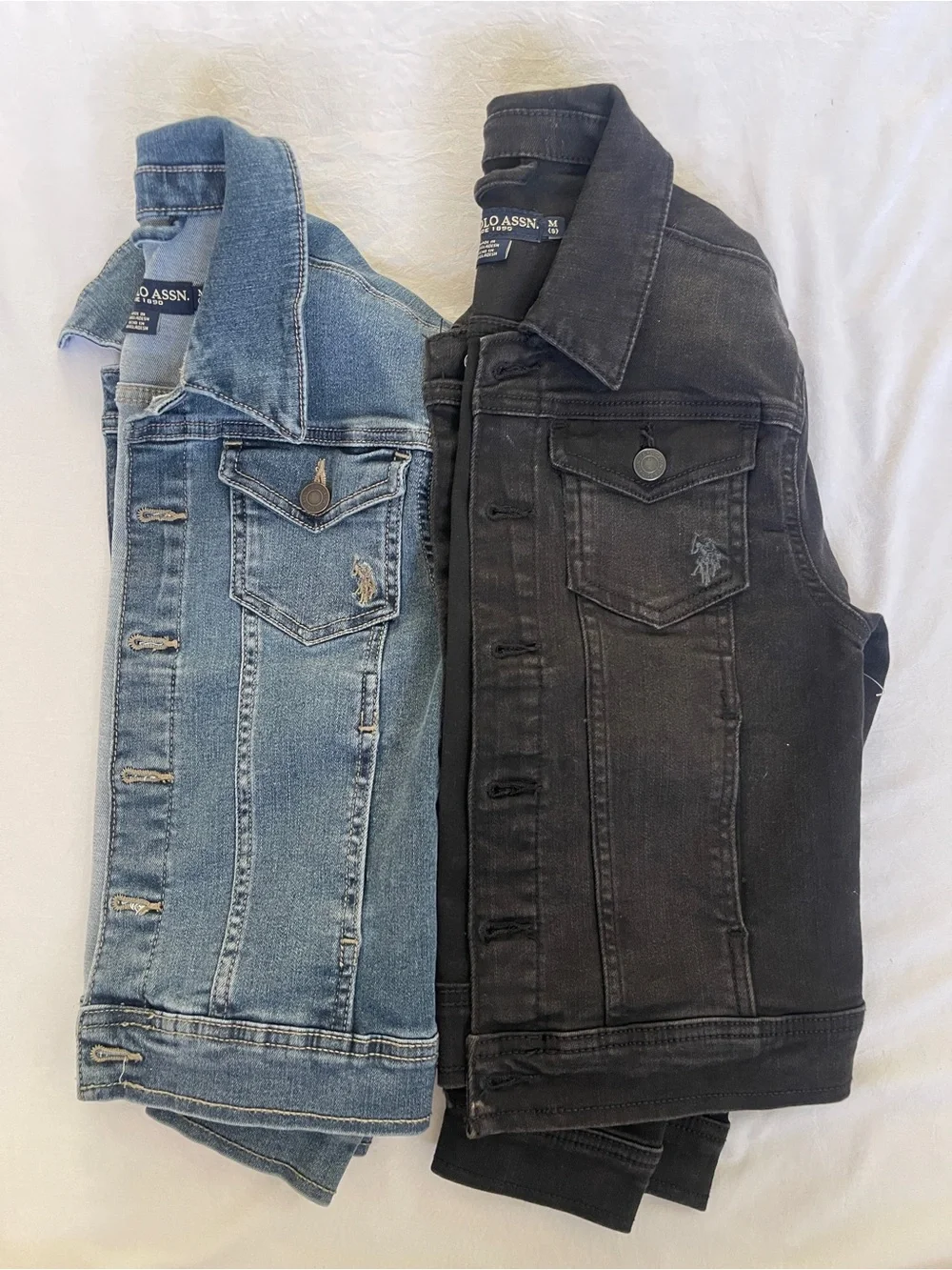 U.S. Polo Assn. Kids 2 Denim Jackets | Size Boy 8 Medium